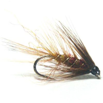 softhackles.blog - palmered hackle wet fly - Aberdeen Angus