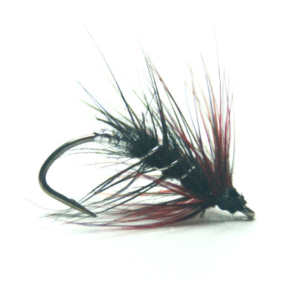 softhackles.blog - palmered hackle wet fly - Heather Fly Palmer