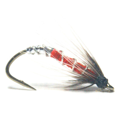 softhackles.blog - soft hackle wet fly - Orange Pupa