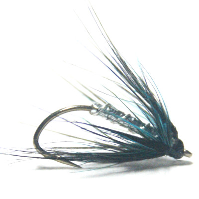 softhackles.blog - soft hackle wet fly - Silver and Blue